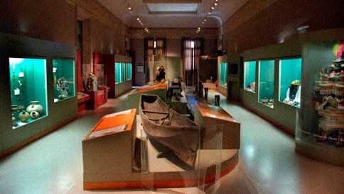 Sala de Etnografía – del Museo de La Plata
